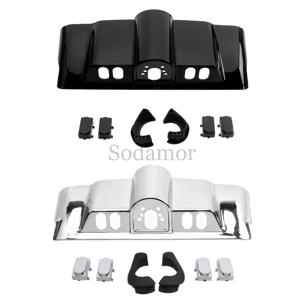 For Harley Touring Street Electra Glide 96-13 Inner Fairing Cover Switch Cap Kit
