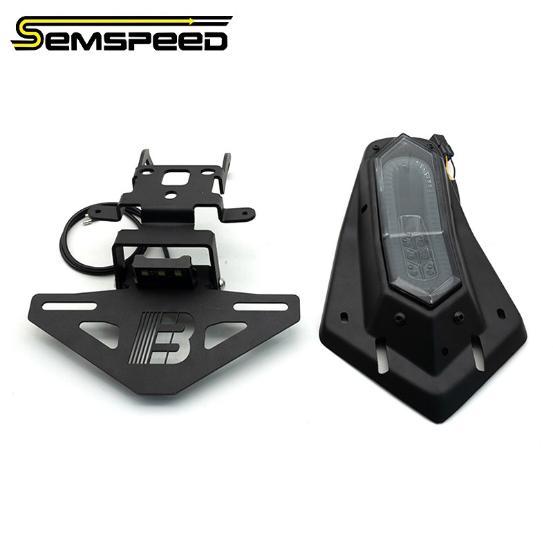 License Plate Holder With Tail Light Brake Lamp For CF-MOTO 675SS 675SR-R 675NK