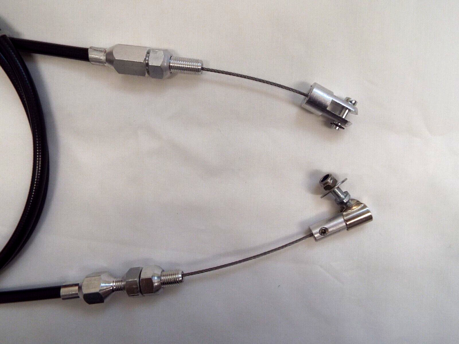 60in Universal Throttle Cable Replacement Black Rubber Car Truck 5ft long