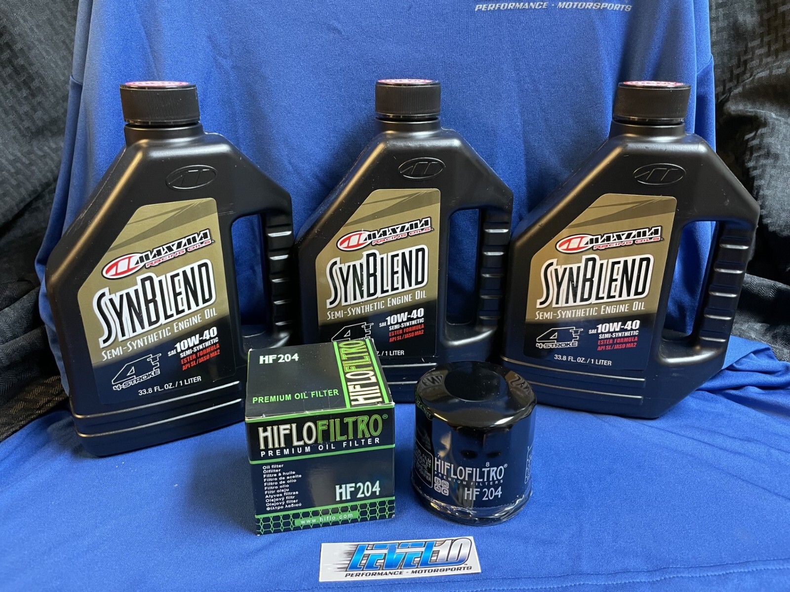 YAMAHA YZF-R3 3 Liters Semi-Synthetic Oil SAE10W-40 and Oil Fiter Service Kit