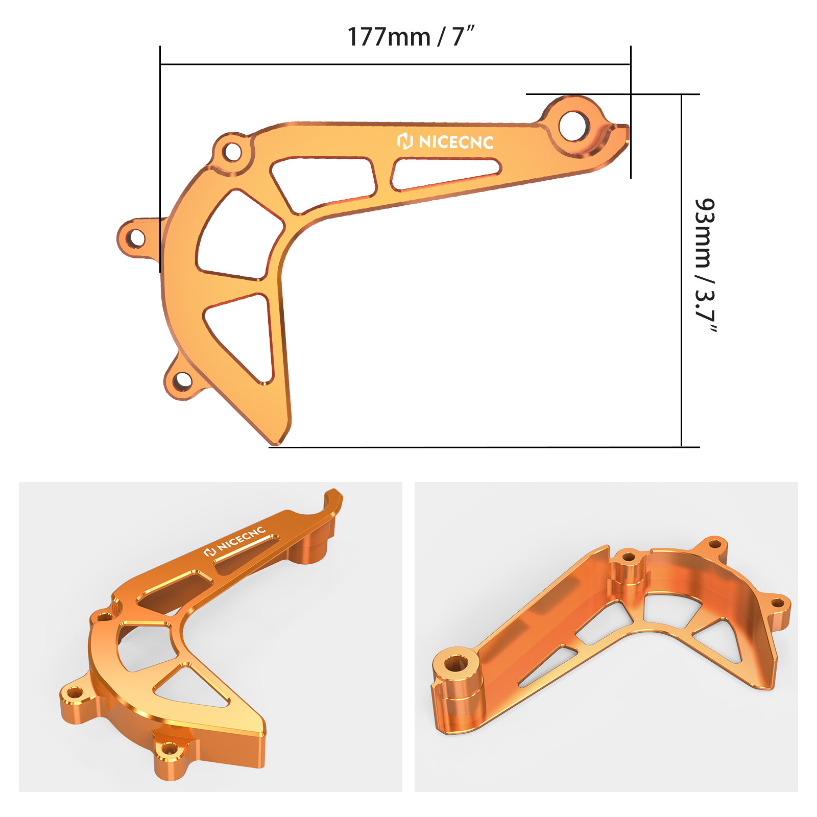 Chain Guide Sprocket Guard Cover Protector For KTM 390 Adventure 2020-2024