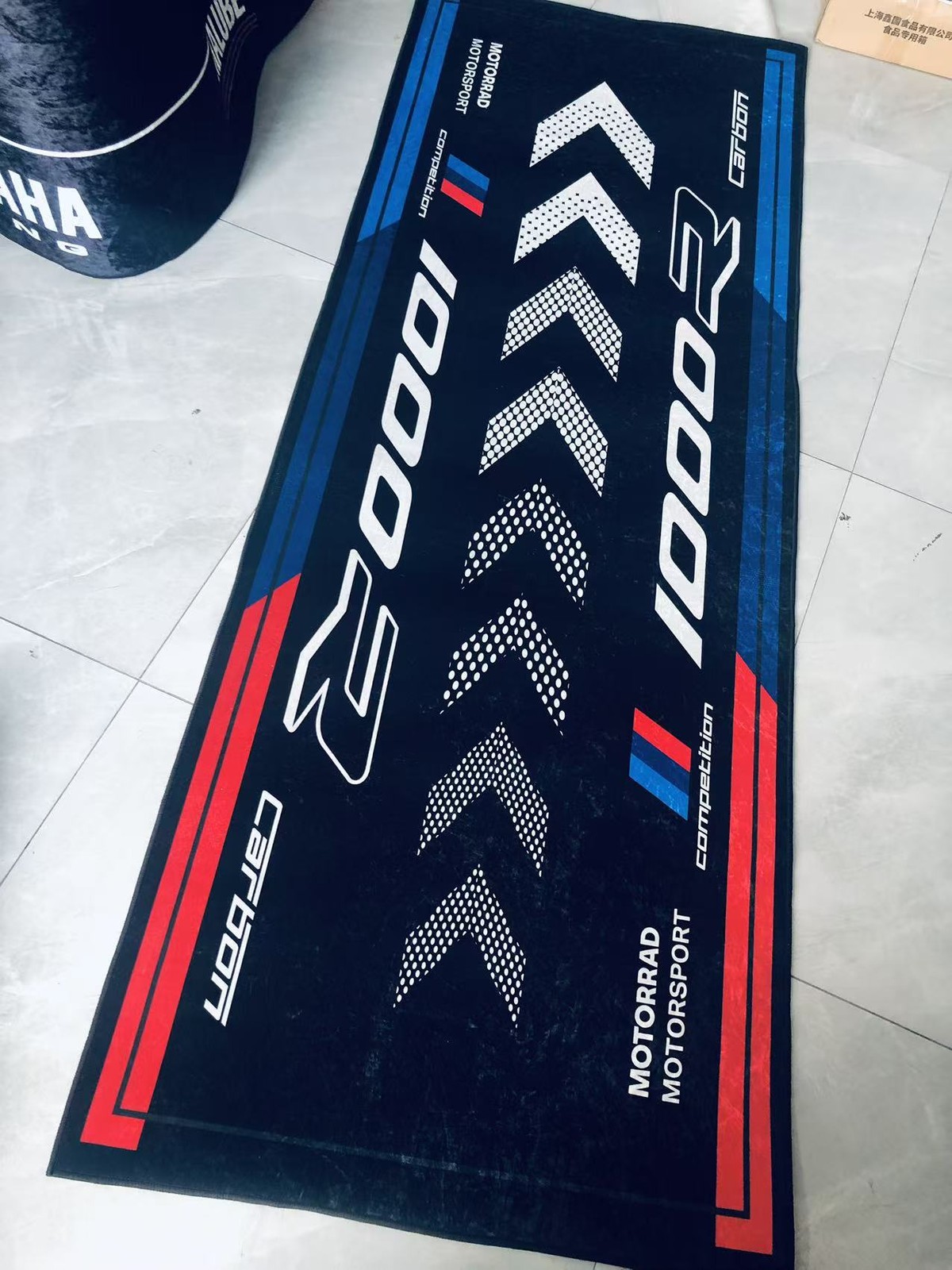 Motorcycle Workshop Showroom Garage Anti-slip Carpet Mat TPE For BMW S M1000R