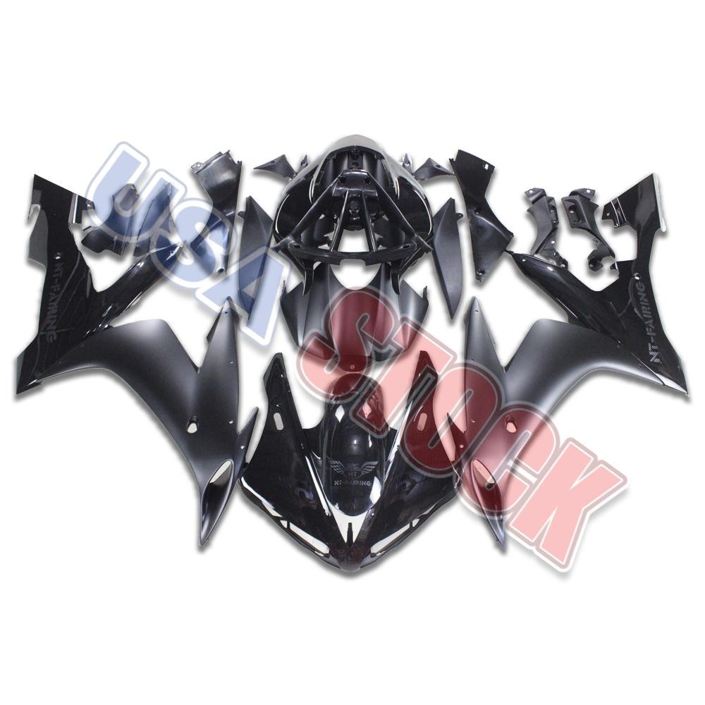 SN Glossy&Matte Black Injection Bodywork Fairing for 2004-2006 Yamaha YZF R1 n04