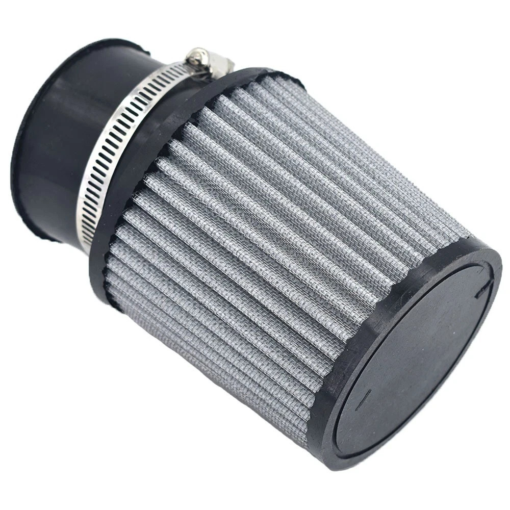 White 62mm Air Filter Pod Bend Inlet For Motorcycle Scooter ATV Dirt Bike