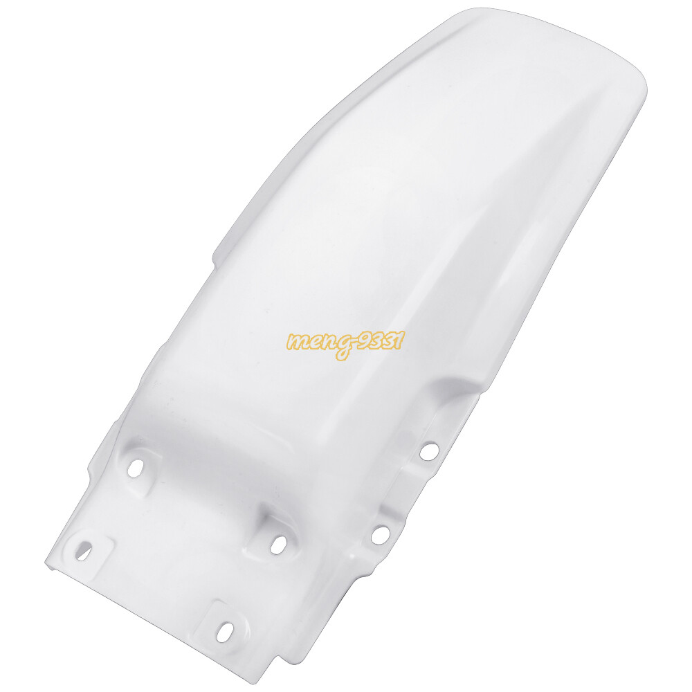 Rear Fender White Plastic Guard for 1985-2000 Honda XR80 R XR100 R XR80R XR100R
