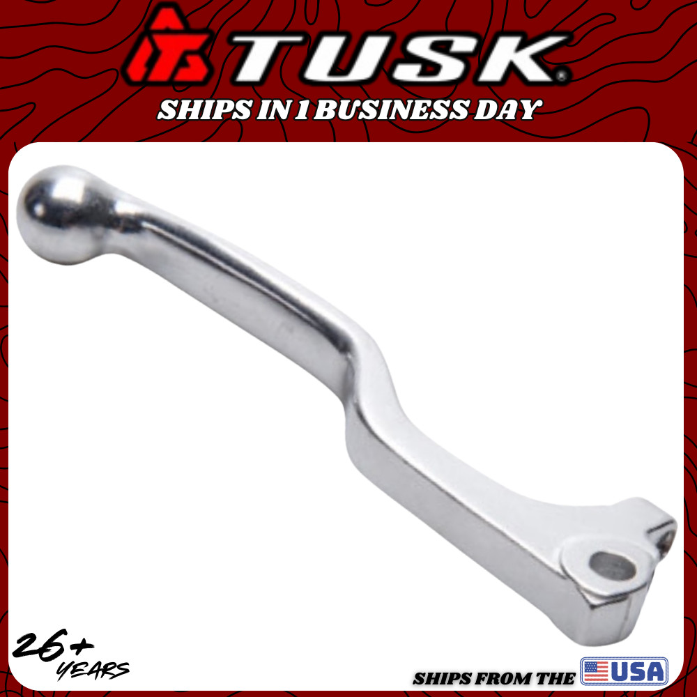 Tusk Right Brake Lever 1986–2001 Suzuki RM80 RM 80 Polished Silver Right RH