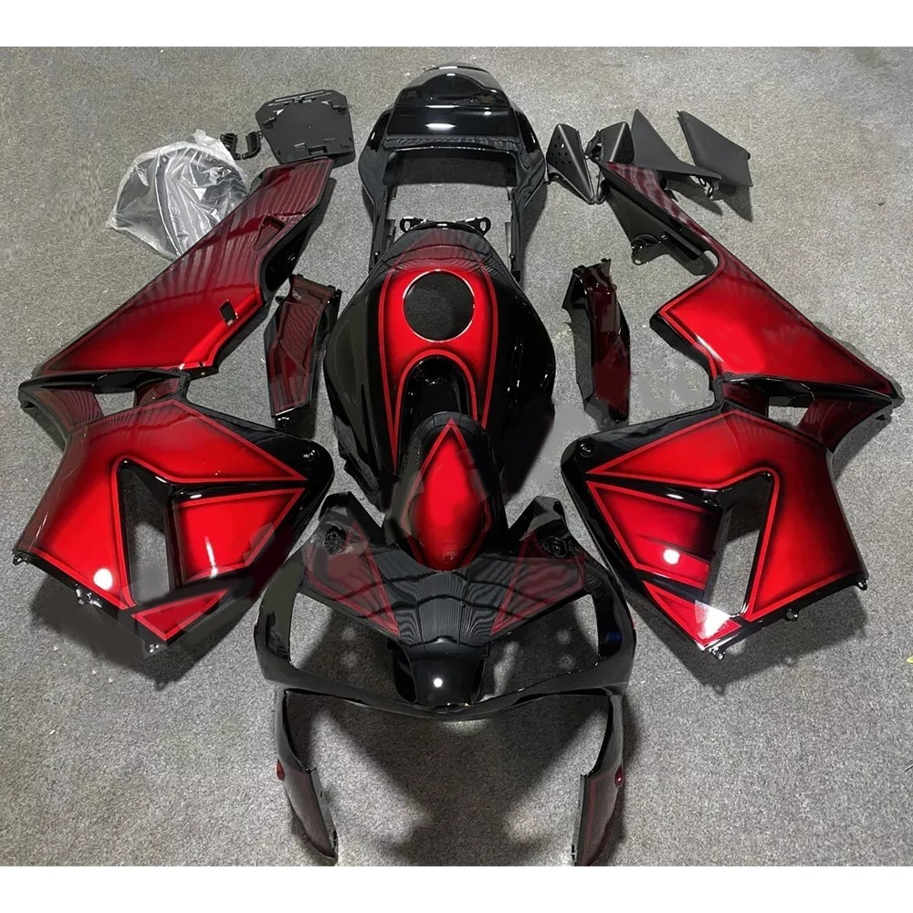 USA Red Black Fairing Fit for Honda CBR600RR F5 2003 2004 Injection Bodywork z09