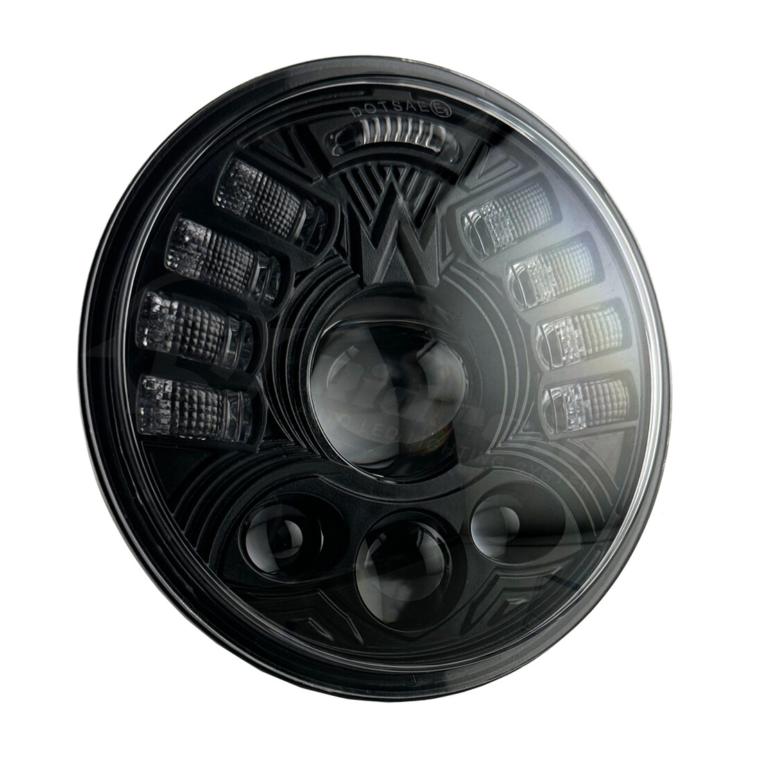 5.75″ LED Headlight w/Turn Signal Halo DRL for Harley-Davidson Night Train FXSTB