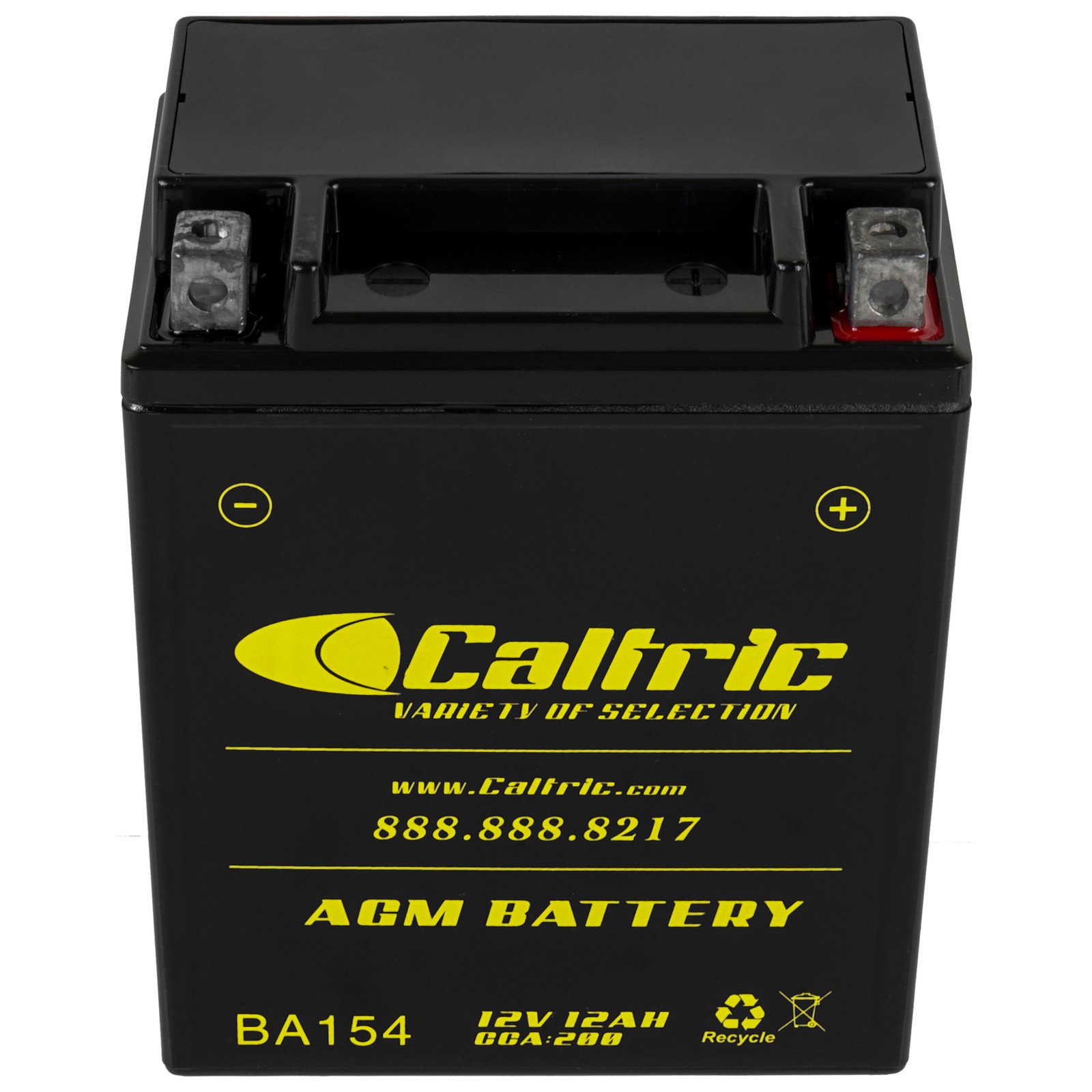 Caltric AGM Battery for Kawasaki KL650A KL650B KE650E KLR650 1987-2018