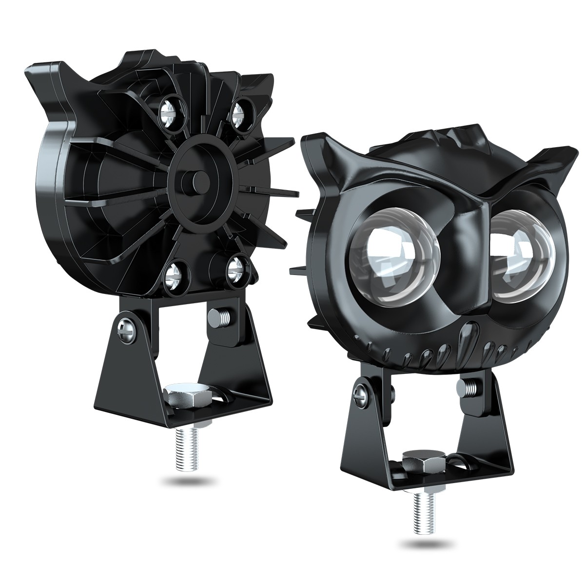 ​​​Owl LED Light Spot Pods Fog Light Dual Color Yellow+White(For:Work Car​​)