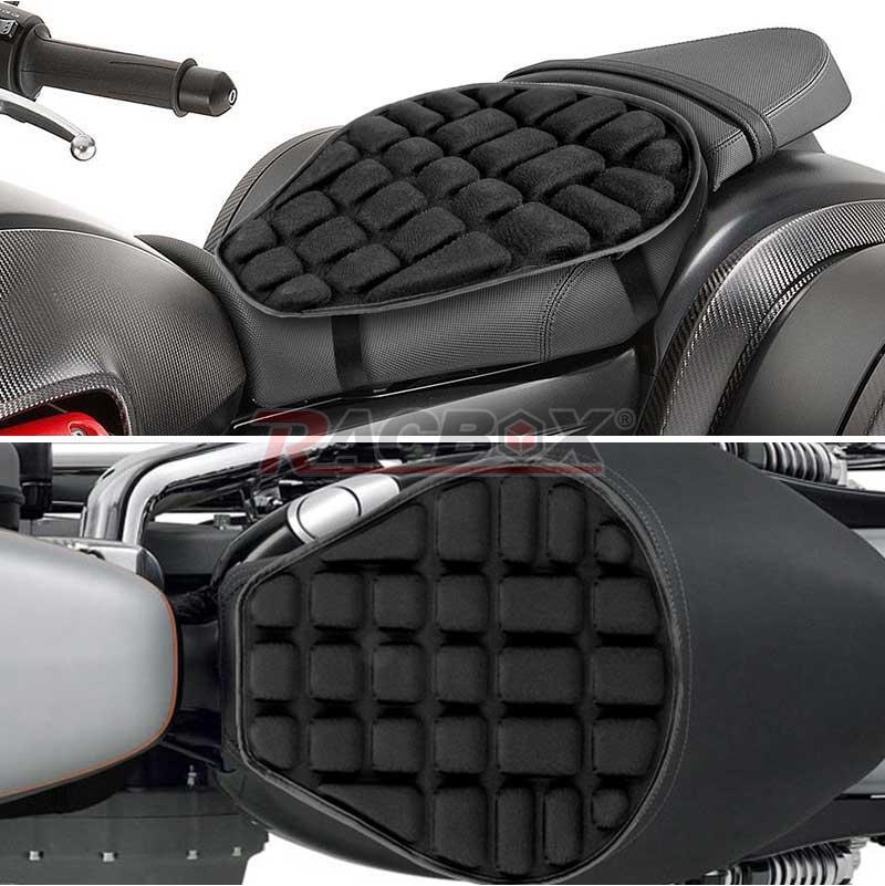 Motorcycle Seat Cushion Comfort Gel Seat Cover Universal Pressure Relief Air Pad