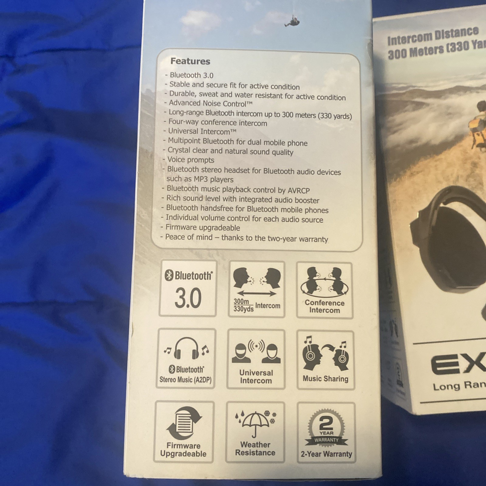 Sena Expand 01 Long Range Bluetooth 3.0 Intercom 330 Yards Microphone Pair
