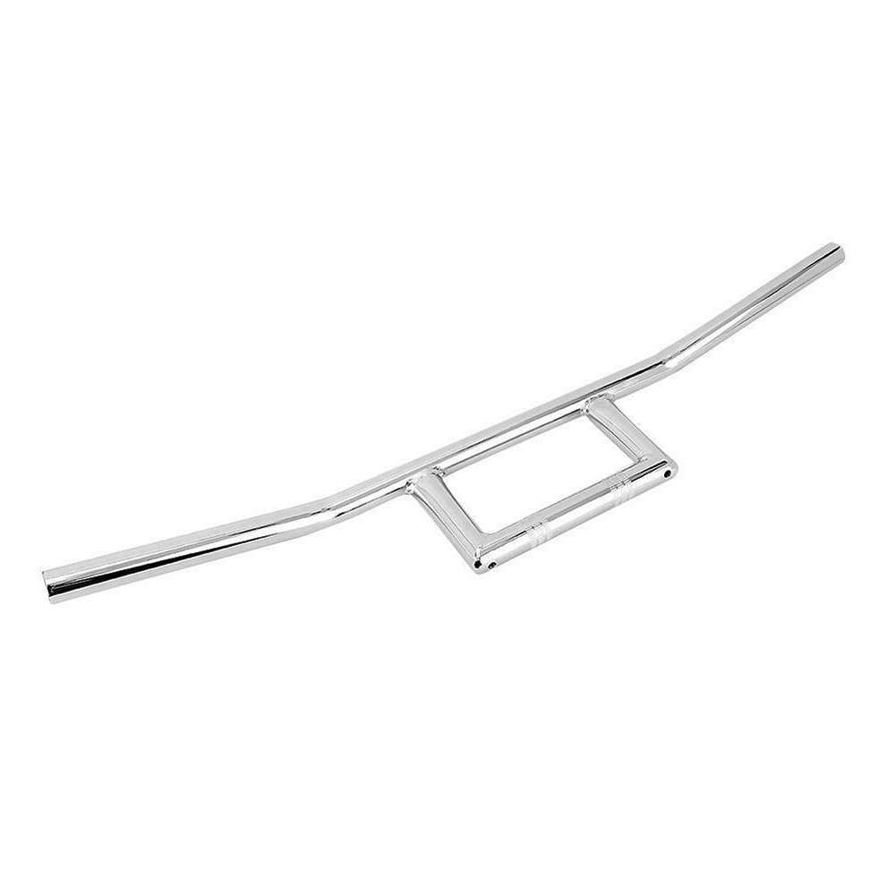 1″ 25mm Motorcycle Drag Z-Bar Pullback Handlebar For Bobber Suzuki Honda Chrome