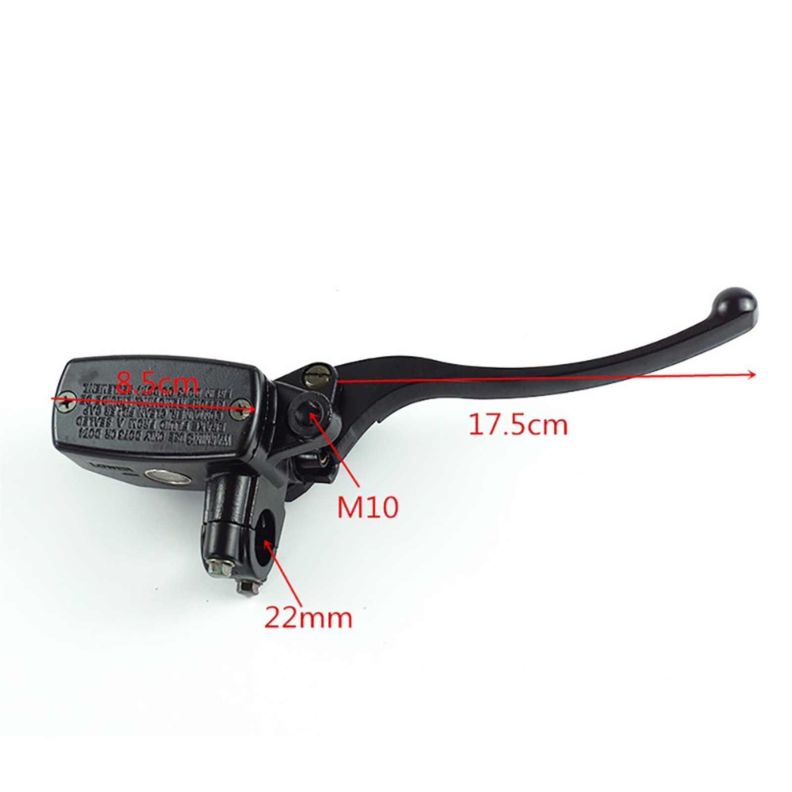 7/8″ Motorcycle Handlebar Hydraulic Brake Clutch Master Cylinder Lever (Black)