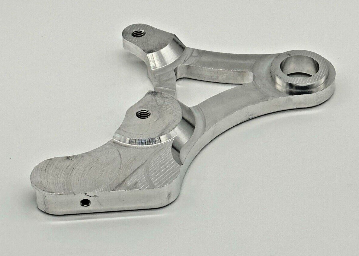 USA-MADE RAW BILLET 87-99 SOFTAIL REAR BRAKE CALIPER BRACKET HARLEY NO REDUCER