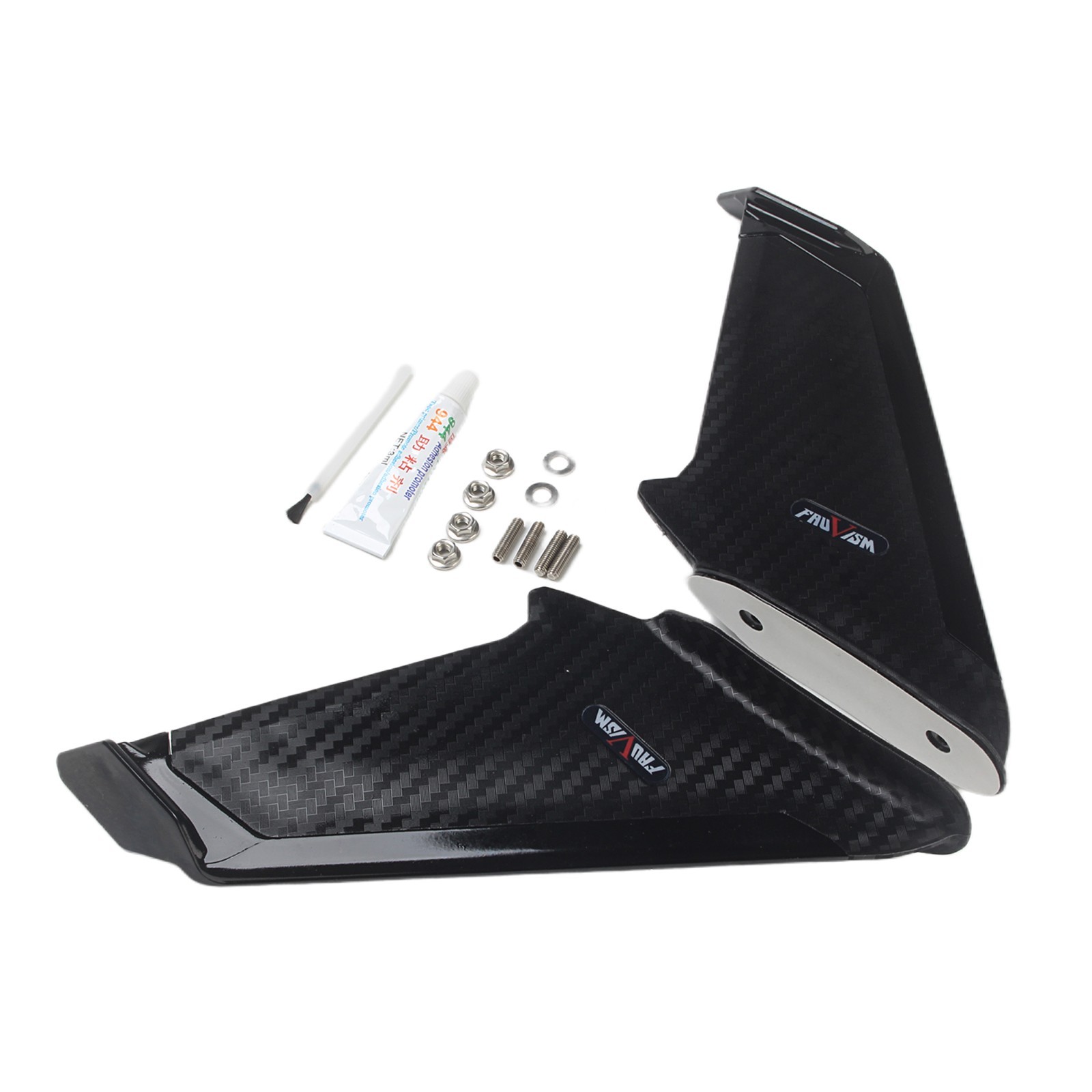 For KAWASAKI Ninja 250 3000 400 650 ZX6R ZX10R Front Fairing Winglet Side Spoile