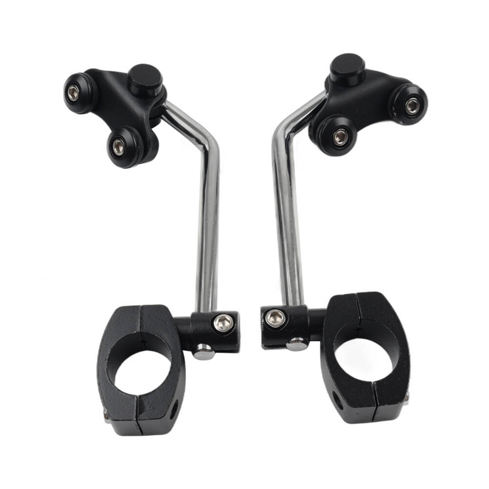 1 Set Universal Motorcycle Windshield Mounting Hardware Kit Metal For 25MM Bars