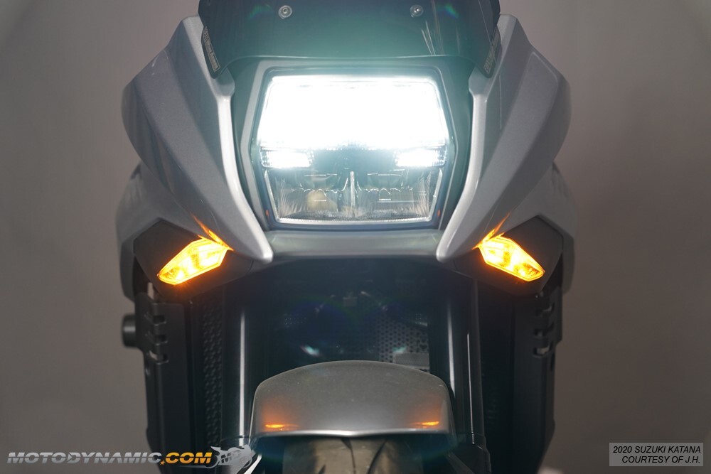 Switchback LED Front DRL Integrated Turn Signals fits 2020+ Suzuki Katana USA