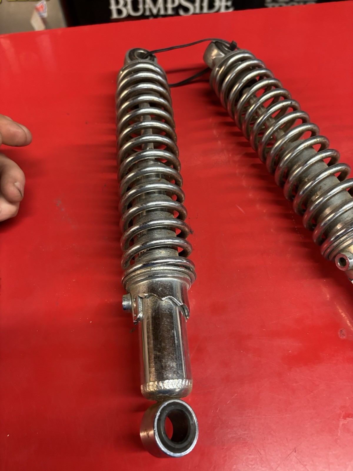 1975 1970s Honda XL 125 XL125 Chrome Rear Shocks #1805