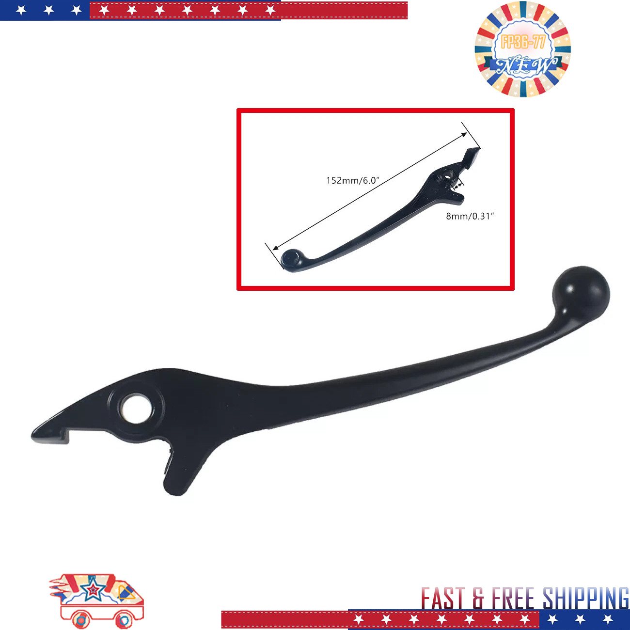 Right Side Brake Lever Handle For 90cc 110cc 125cc PRO Dirt Bike Pit Bike