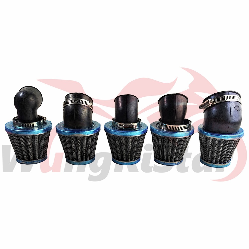 Carb Air Filters 38mm/1.50In Bend Air Intake Filter Cleaner For Motorcross Bike