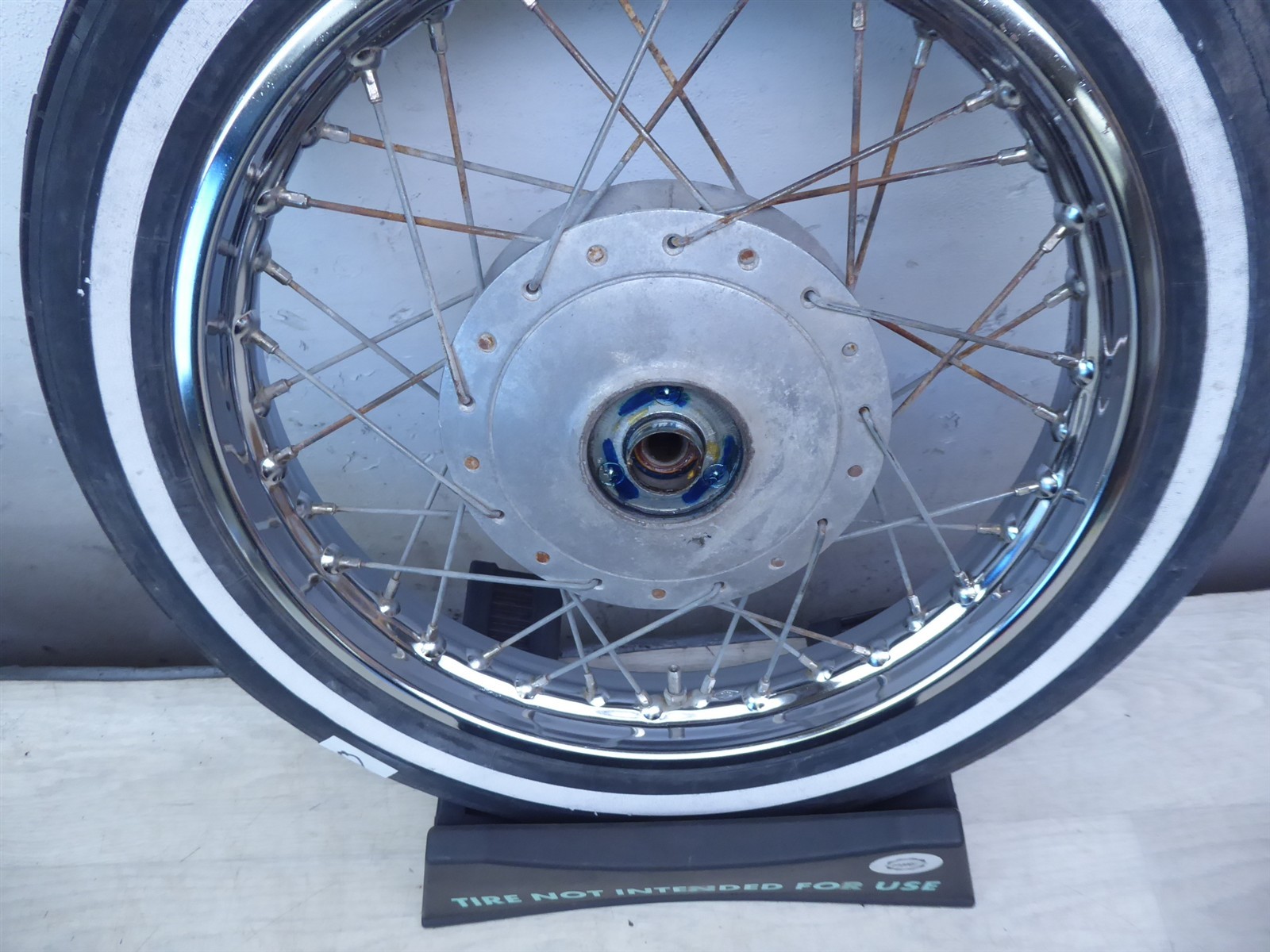 1966 Honda CA160 Touring H21090) chrome front wheel rim 16in