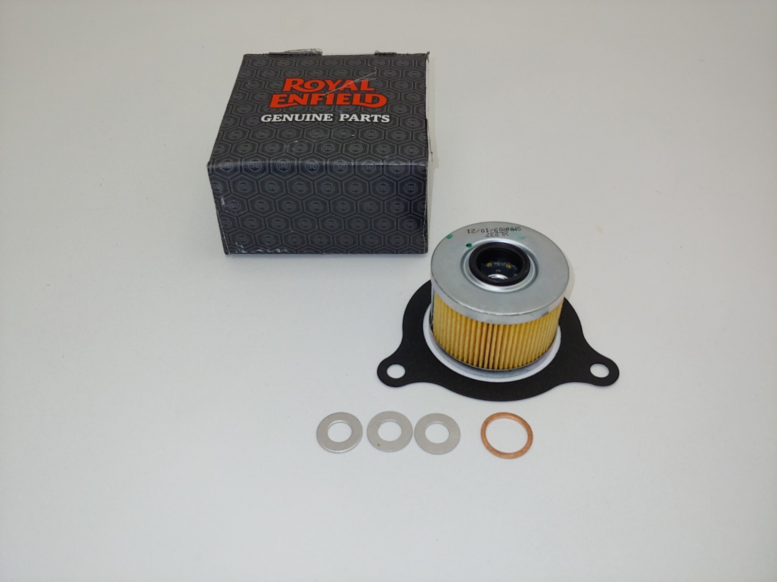 Royal Enfield OEM Himalayan & Scram 411 Oil Filter, Seal, Crush Washers Set Box