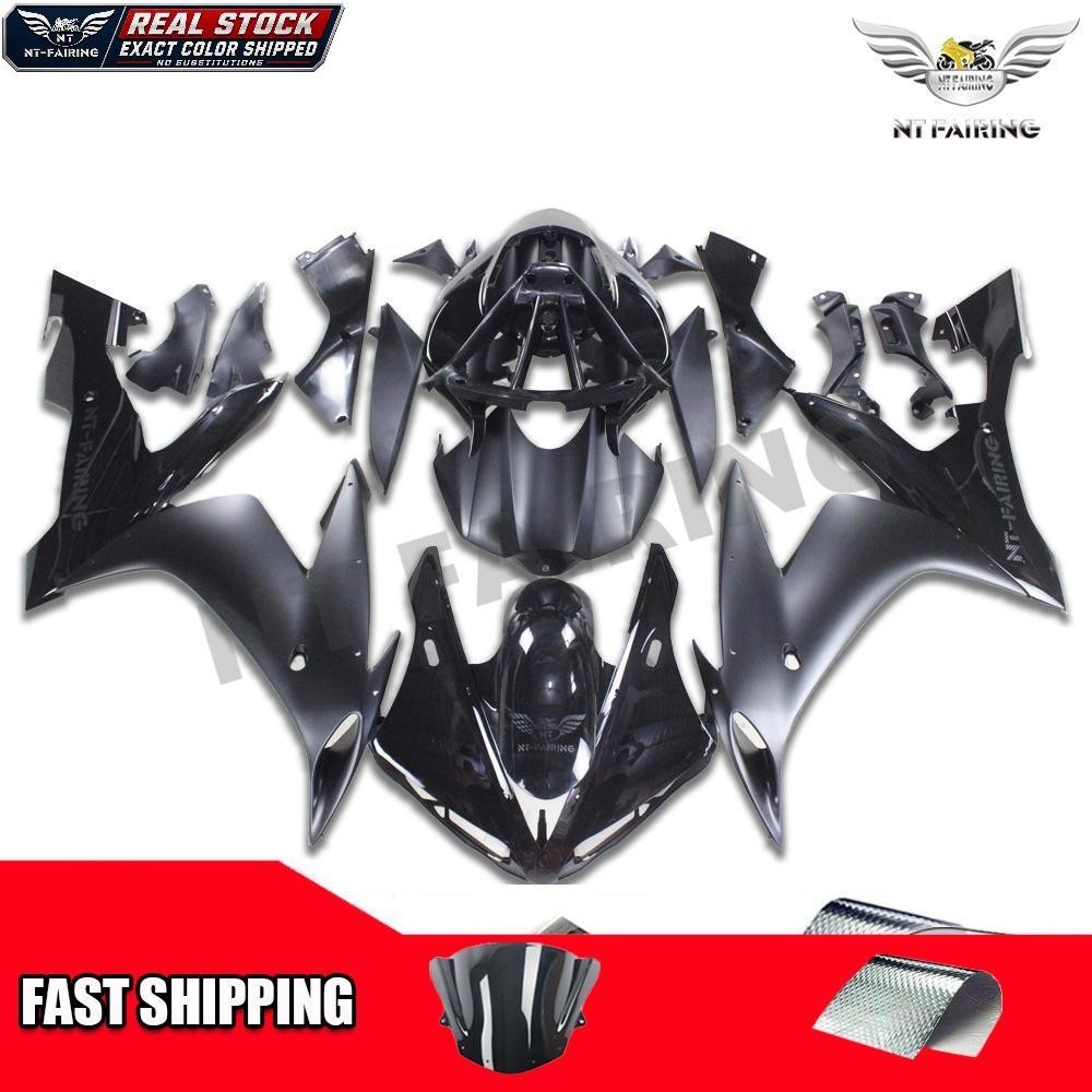 MSG Glossy&Matte Black Injection Bodywork Fairing for 2004-2006 Yamaha YZF R1