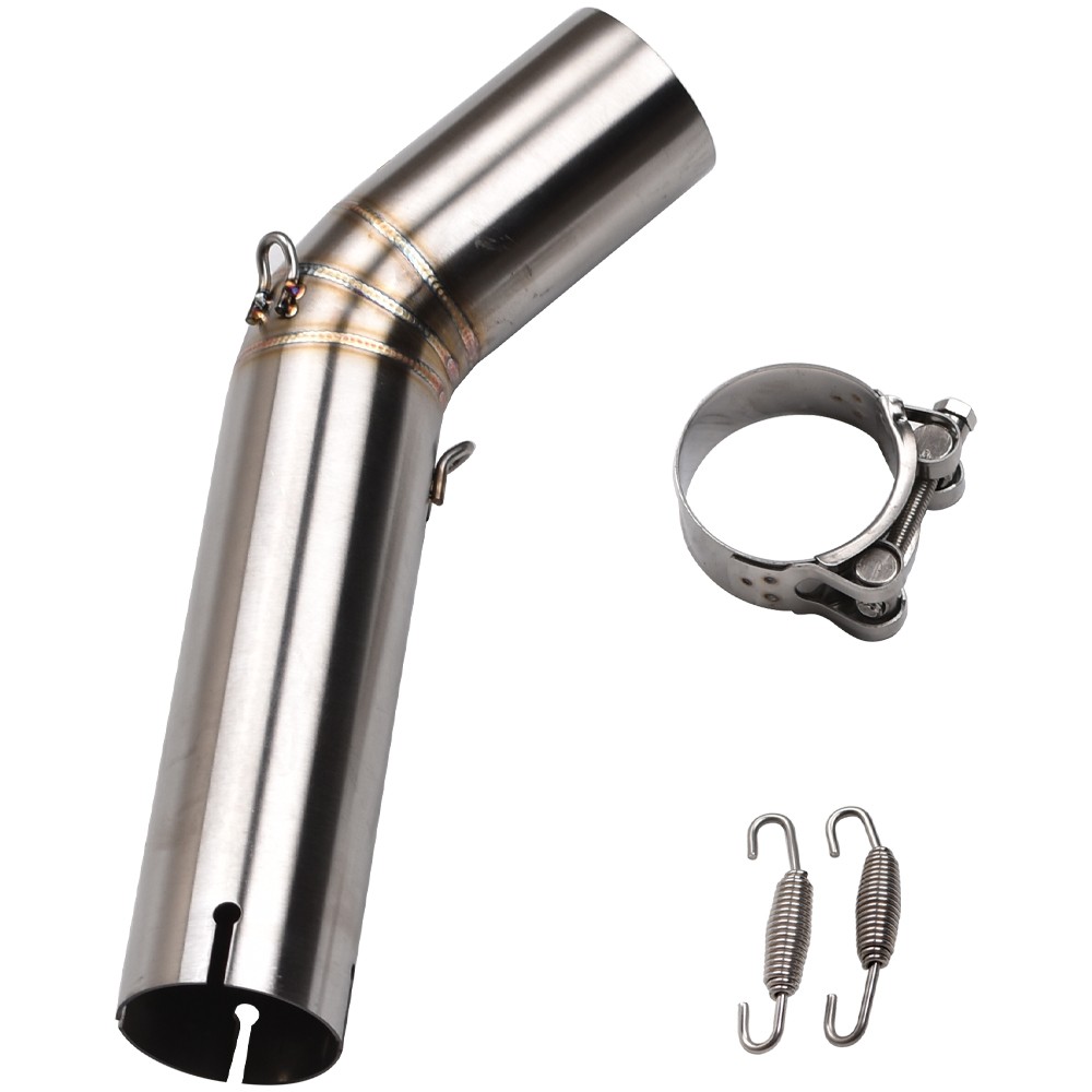 For 2006-2007 Suzuki GSXR 600 750 Exhaust Mid Pipe Slip On Link 51mm Muffler