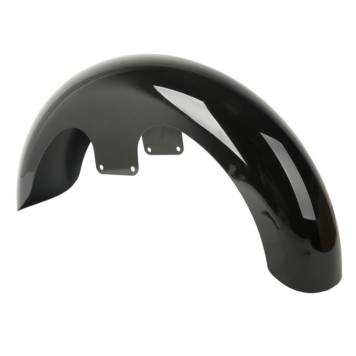 Painted BK 23″ Wrap Custom Front Fender For Harley Touring Models Custom Baggers