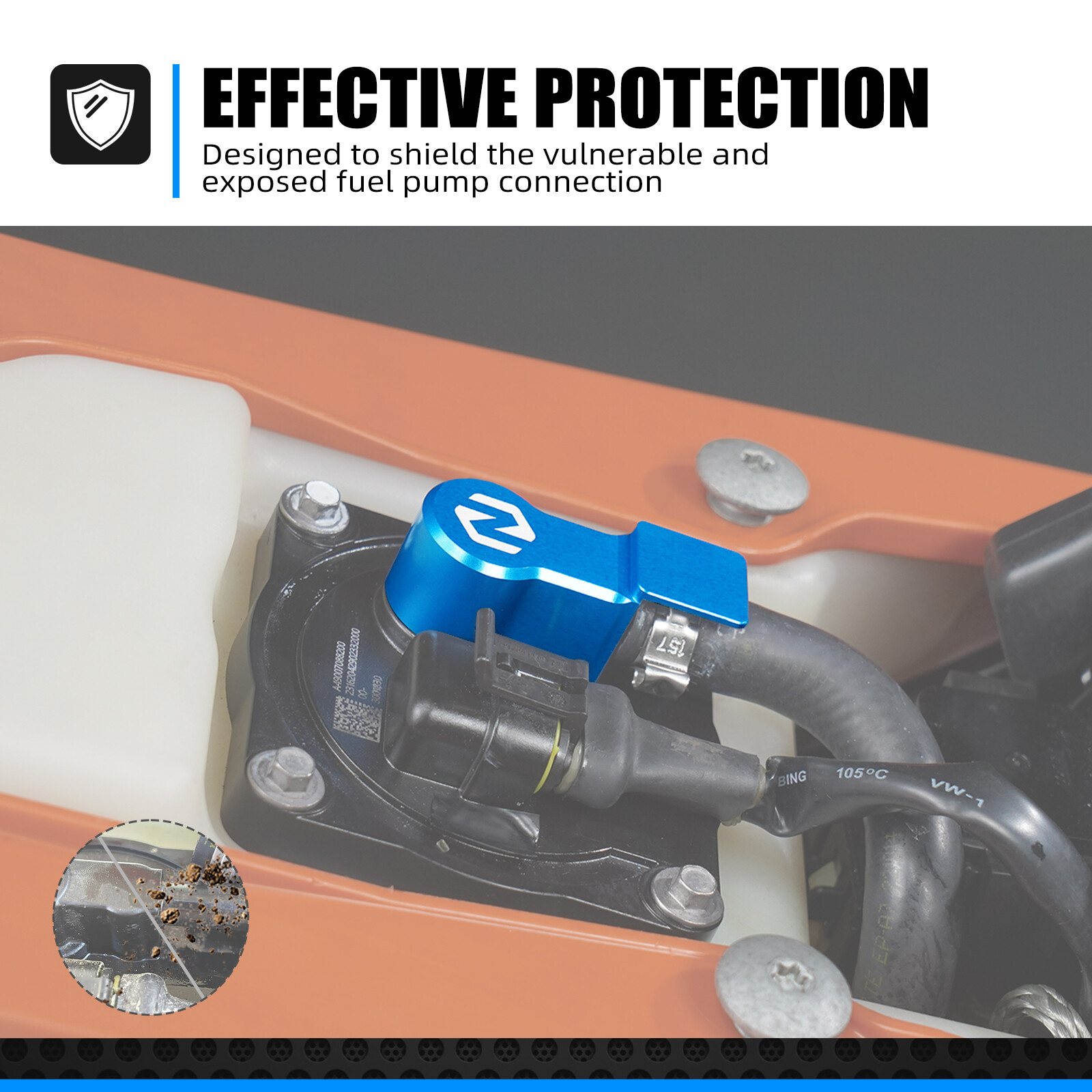 NICECNC Fuel Pump Protection For Husqvarna 125-450 FC/FX/TX/TC 2023 2024 2025