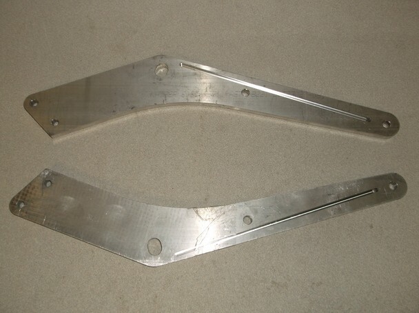Pair Of Unfinished Big Dog #Bd26303 Fender Struts