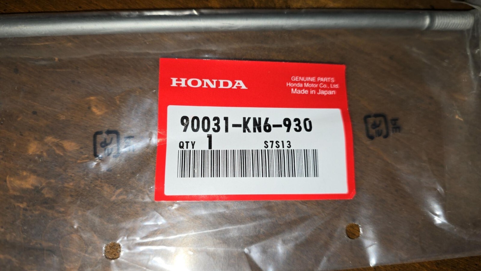 Honda 90031-KN6-930 Cylinder Stud Bolt A Genuine OEM New