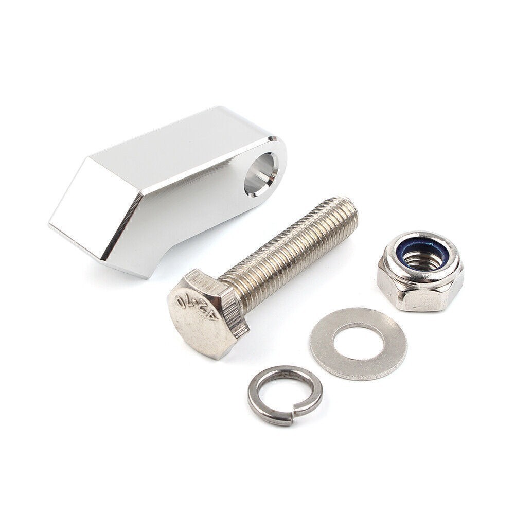Motorcycle Chrome Headlight Block Bracket Mount Kit Fit Harley Electra Glide