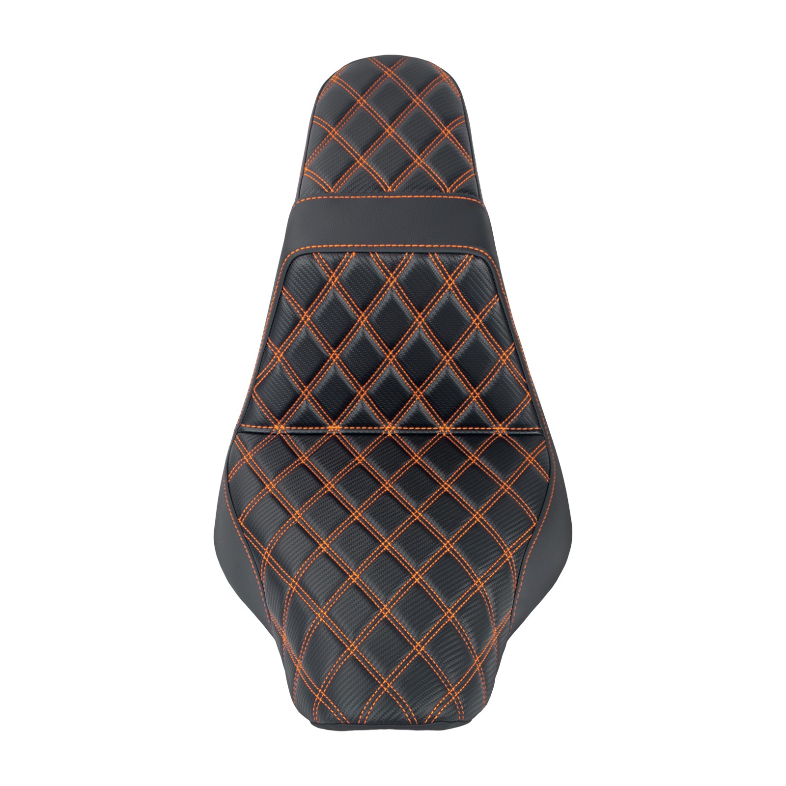 Driver Passenger Seat Orange Stitching For Harley Fat Boy 18-2025 Breakout 23-25