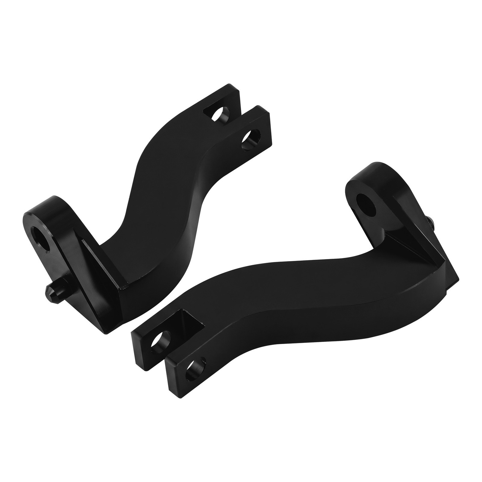 Black Rear Foot Peg Mount Kit Fit For Harley Davidson Touring 1993-2023 2019 18