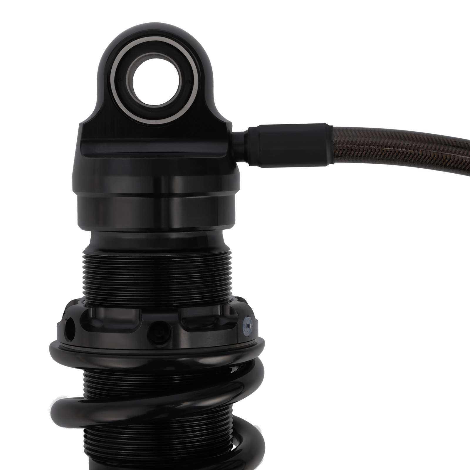 Remote Reservoir Rear Suspensions Shock Fit For Harley Touring Road Glide 14-24