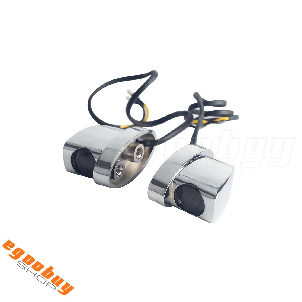 1 Pair Steel Fender Struts LED Turn Signals Universal Fit Most Dirt/ Street Bike