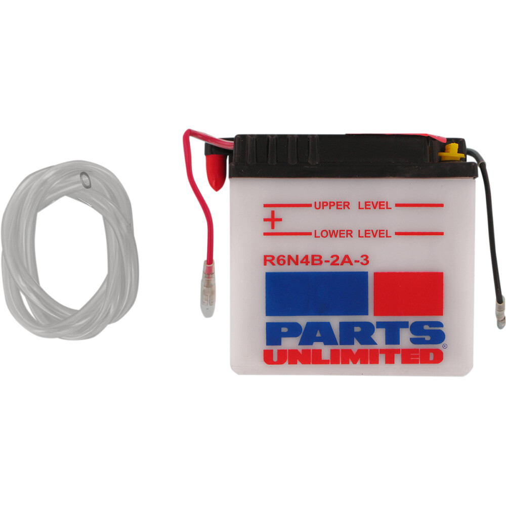 Parts Unlimited 6V Conventional Battery #6N4B-2A3 (R6N4B-2A-3)
