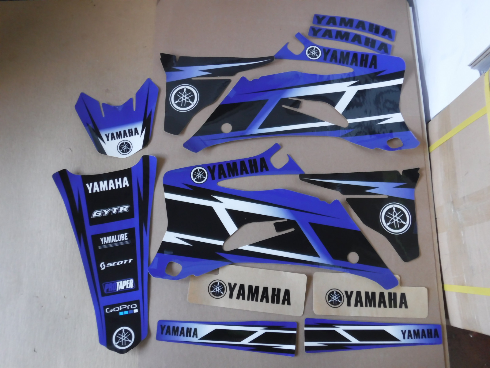 YAMAHA HURRICANE BLUE GRAPHICS YZ250F YZ450F 2006 2007 2008 2009