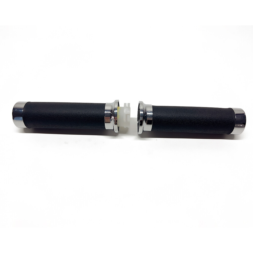 Left Grips & Right Grip Throttle Tube For Honda VT250 400 600 750 1100 1300 1800