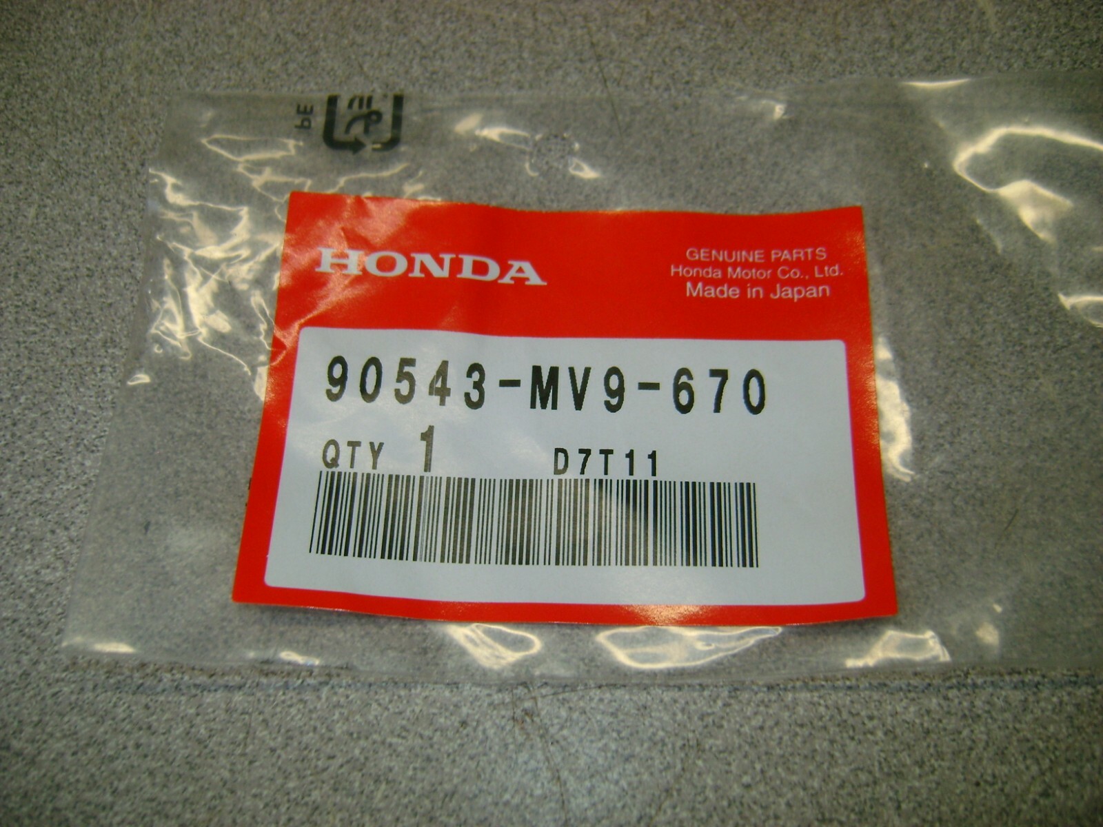 HONDA CB 500-1100 VALVE COVER BOLT SEAL NOS OEM # 90543-MV9-670 QTY 2