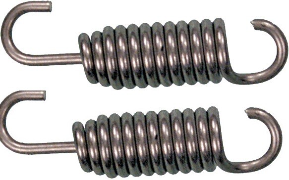 Helix Racing Stainless Steel Exhaust Springs 52mm 2 Pack Swivel NEW Motorcycle