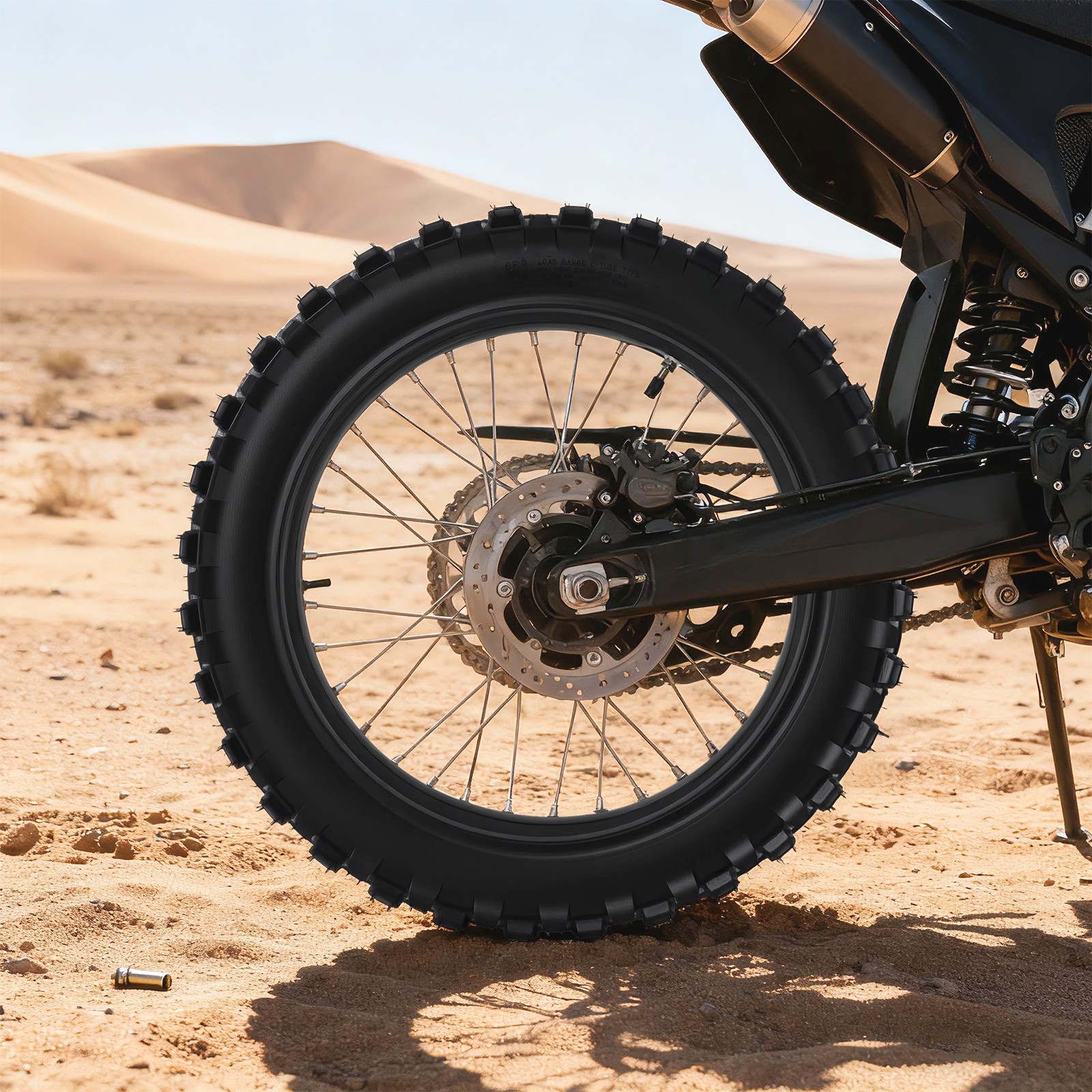 Motorcycle Tire 90/100-16 Rear 90 100 16 Heavy Duty Off Road Knobby Tread