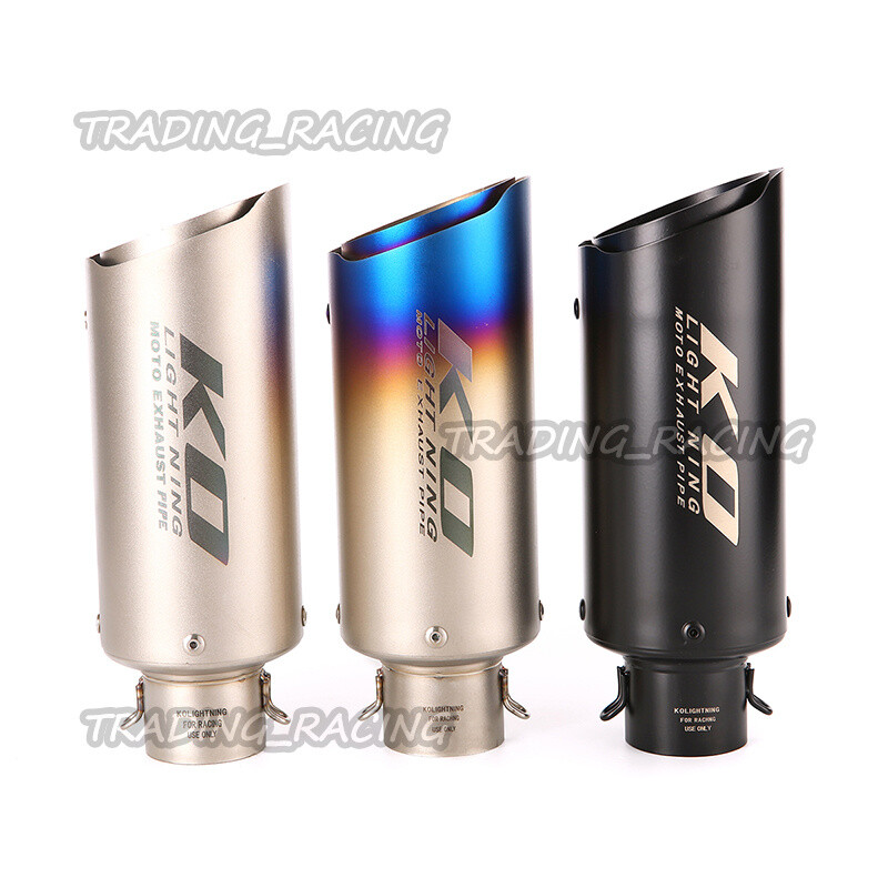 38-51mm 2.4″ Universal Exhaust Pipe DB Killer Muffler For Motorcycle ATV Scooter