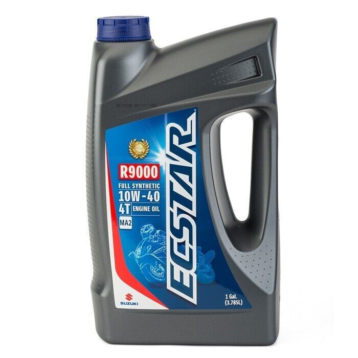Suzuki R9000 ECSTAR Full Synthetic 10W-40 4T Engine Oil 1 Gallon 990A0-01E40-01G