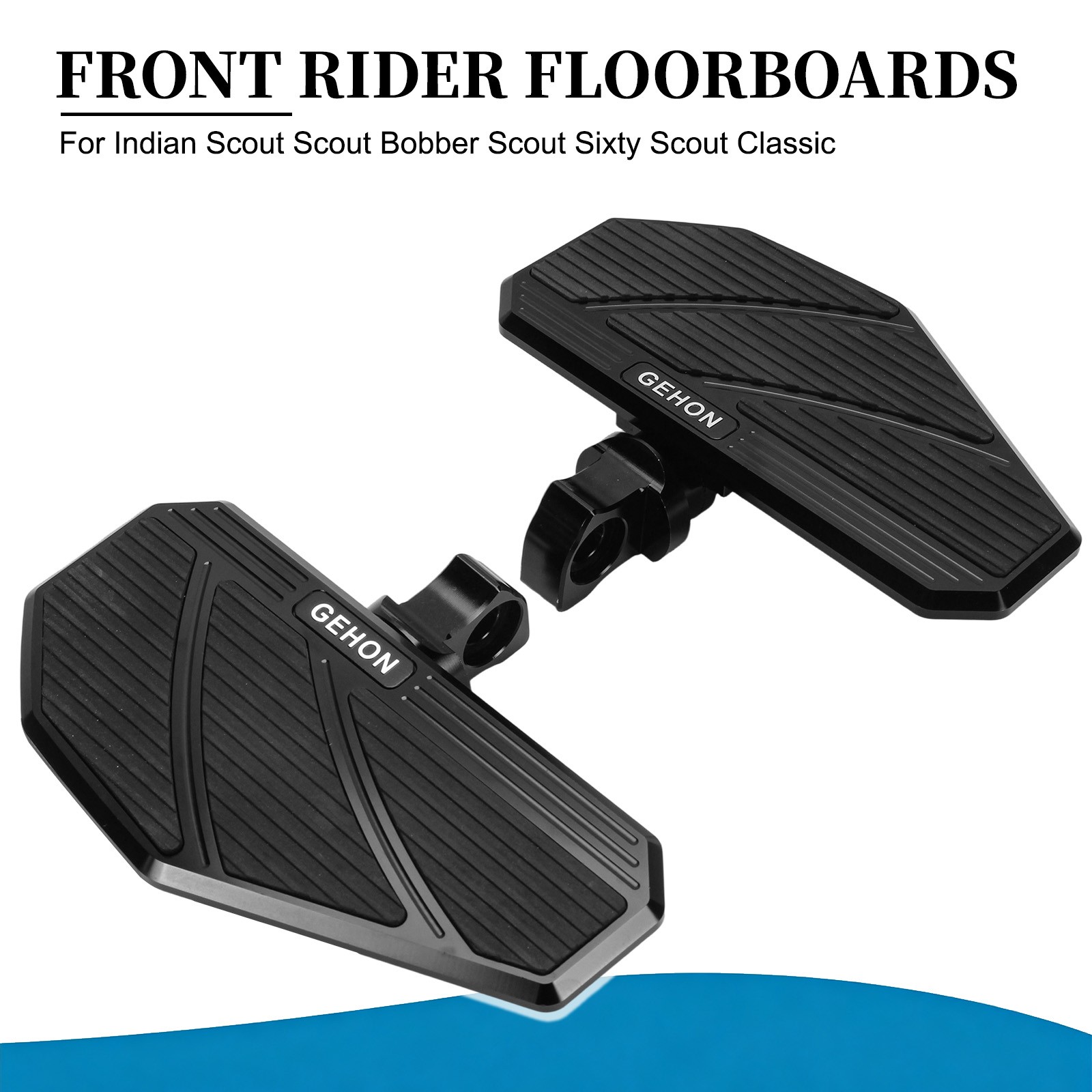 Front Footpegs Footboards For Indian Scout Classic Scout Bobber Super Scout