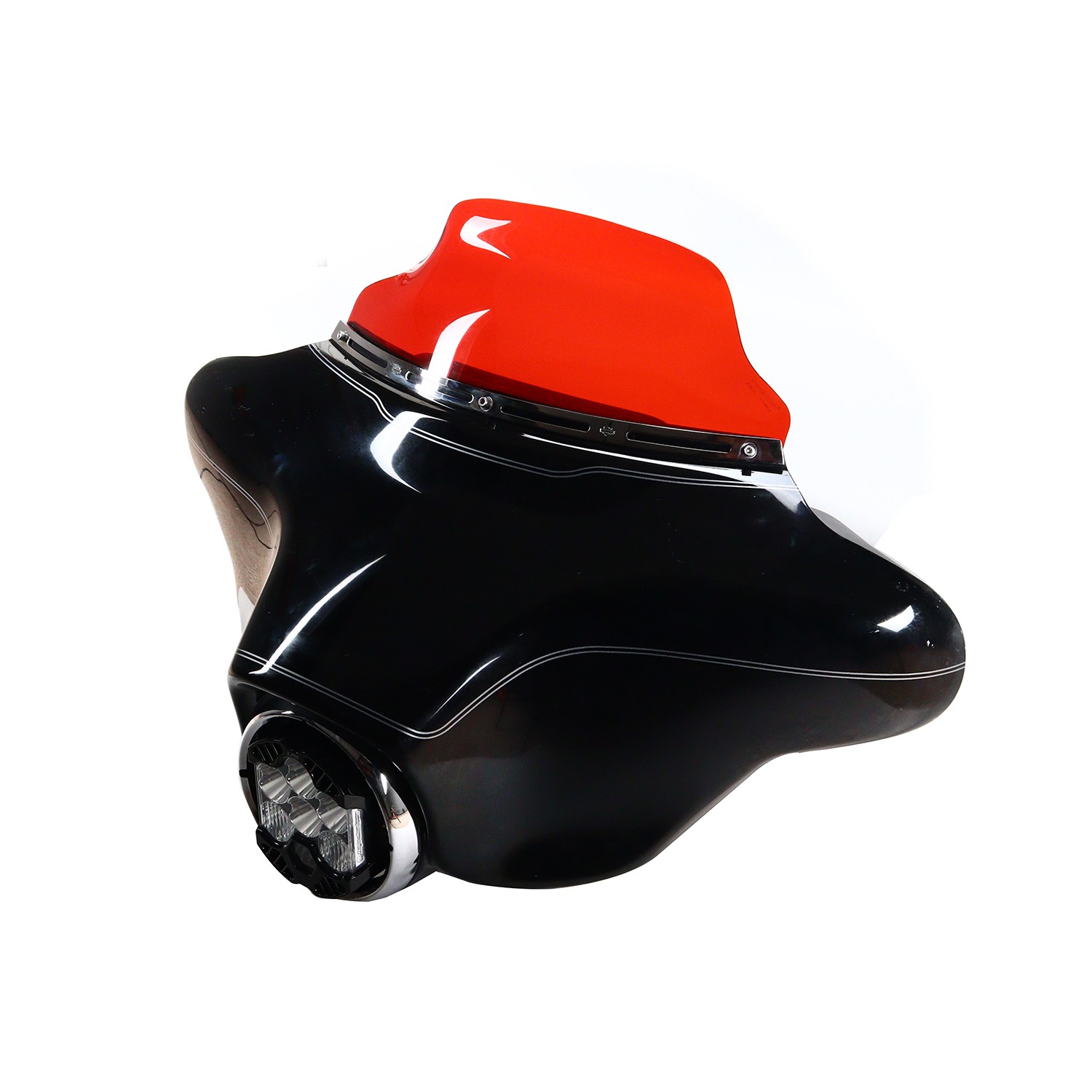 8.0″ Red Windshield for Harley 1996-13 Street Glide Electra Glide FLHTCUTG FLHTK