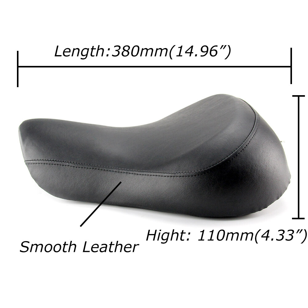 Front Driver Rider Solo Cushion Seat For Harley Sportster XL 883 1200 1983-2003