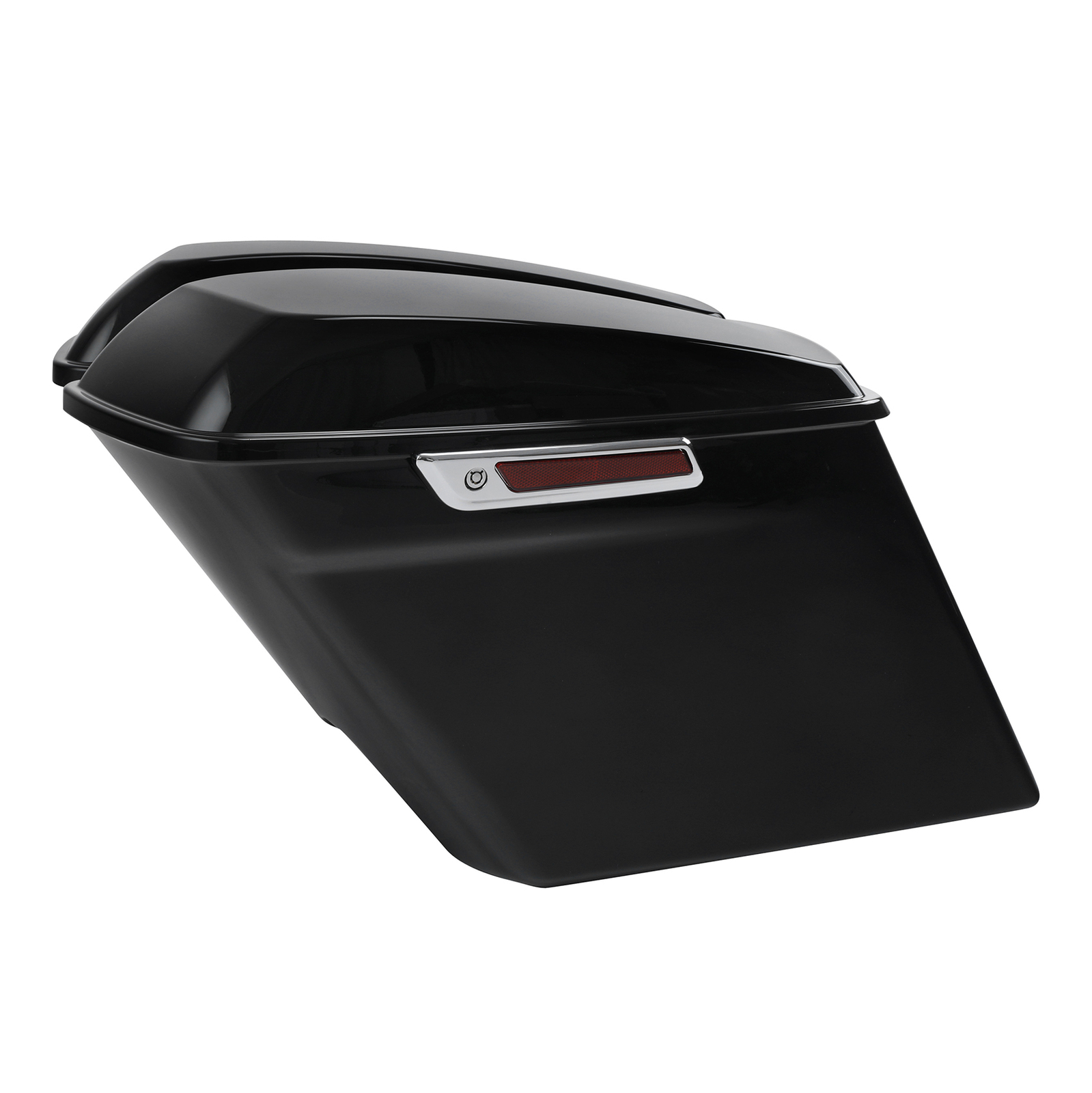 Vivid Black 5″ Stretched Hard Saddlebags Fit For Harley Touring 14-23
